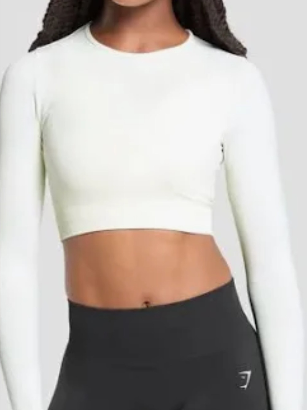 Gymshark crop LS top, Size XS